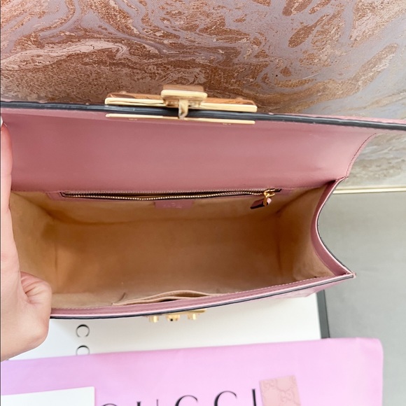 Gucci Guccissima Medium Padlock Chain Shoulder Bag - Picture 7 of 12